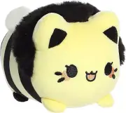 Aurora® Enchanting Tasty Peach® Honeybee Meowchi Stuffed Animal - Yellow 7 In