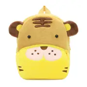 ANYKIDZ 3D Brown Tiger Kids School Backpack Cute Cartoon Animal Style Children Toddler Plush Bag Perfect Accessories For Boys and Girls