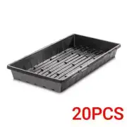 20pcs Plastic Propagation Trays - Extra Strength No Holes, 55 x 28.5 x 6 cm