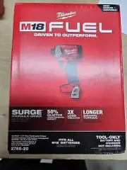 New M18 Milwaukee FUEL 2760-20 1/4" Brushless Impact 18 Volt Free Shipping