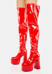 [Trickz N' Treatz] Fire The Wickedly Talented Thigh-High Boots