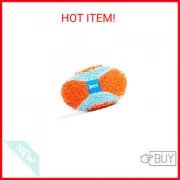 Chuckit! Indoor Fetch Fumbler Dog Toy (9.5 Inch), Orange and Blue