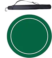 Portable Poker Mat Noise Reduction and Smooth Premium Surface,Rubber Non-Slip Game Mat(48in)