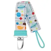 Solor System Pacifier Clip - Ulubulu Space Binky Clip works with all pacifiers