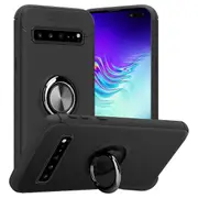 TPU Case Samsung Galaxy S10 5G Protective Case - with Phone Ring BLACK - ROSE GOLD
