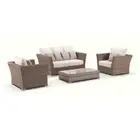 NEW Coco 2+1+1 Seater Outdoor Wicker Lounge Set with Coffee Table | Patio Daybed