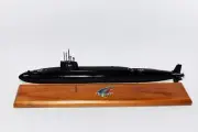 USS James Madison SSBN-627 Submarine Model,Navy,Scale Model,Mahogany,20
