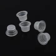 stick and poke needle holder, Ink , 100Pcs/Set Ink Cup Pot Medium Large Plast...