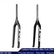 29er Carbon Fiber MTB Rigid Fork Tapered Thru Axle 100*15mm Mountain Bike Fork
