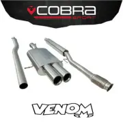 Cobra Exhaust 2.5" Cat Back System Resonated Mini Cooper S R56/57 (06-13) MN15