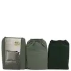 NEW of 2 Arlo Stonewashed Leaf Green & 1 Dark European Pillowcases