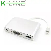 在飛比找博客來優惠-k-Line Apple影音傳輸線 iPhone/iPad 