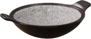 Fenteer Korean Stone Pot Cookware Multifunction Food Storage Organizer Cooking Pot Dolsot Bibimbap Bowl for Rice Stews Hot Pot Kimchi, 38cmx10.2cm