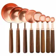 Measuring Spoon Practical Wooden Handle Measuring Tool for Measuring Cup