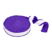 Tennis Racket Badminton Racquet Grip Finishing Tapes 5.5 Yards 1.4 in, Purple