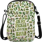 [KUIYAI] Pickle Crossbody Bag Canning Season Gift Pickle Jar Gift Dill Pickle Gift Pickle Messenger Bag For Gherkin Cucumber Lovers