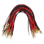 7.8inch Double U Interconnect Circuit Cable, 40Pcs Physics Laboratory Test Cable