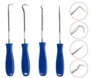 4Pcs Portable Pick & Hook Car Oil Seal O-Ring Gasket Puller Remover Tool Set