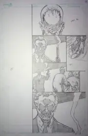 COMIC TYRESE GIBSON'S MAYHEM! ORIGINAL ART BY TONE RODRIGUEZ #1 PG 20 IMAGE