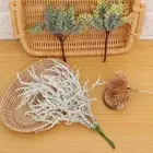 Multifunction Artificial Plants Snow Pine Branch Fake Flowers White Grass