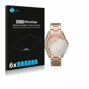 Fossil Riley (38 mm) Smart Watch, 6x Transparent ULTRA Clear Screen Protector