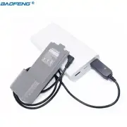 Baofeng 2.5mm USB Charger Cable for Walkie Talkie BaoFeng UV-5R 3800mAh Battery