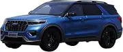 Scale Finished Model Car 1/18 for Ford Explorer 2020 SUV Simulation Car Model Die-cast Vehicle Adults Collection Ornaments Display Miniature Replica Car