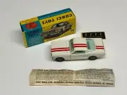 original Corgi Toys 325 FORD MUSTANG Fastback 2+2 Competition Model with Sticker