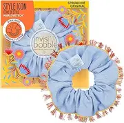 invisibobble Sprunchie "Hola Lola" Scrunchie I Hair Scrunchie Denim Girls & Women I Fabric Hair Scrunchie Strong Hold I Limited Collection Flores & Bloom
