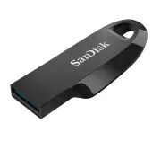 SanDisk 64GB Ultra Curve USB Flash Drive USB 3.0 Memory Stick Black SDCZ550-064G