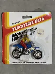 Vintage 1985 Tootsietoy Motocross Hill-Hopper Motorcycle Diecast Free Fast Ship