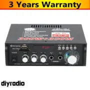 AV-298BT 300W+300W Hifi Stereo Amplifier Bluetooth Power Amp for Loudspeaker Box