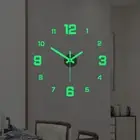 DIY Wall Clock For Home Office Frameless Modern 3D Wall Silent Clock Decorati CR
