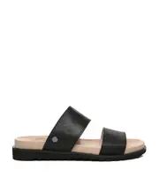 TARRAMARRA Women Slides Genuine Leather Double Strap Slides Nonslip Savannah