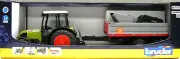 1/16 Claas Nectis 267 F With Frontloader And Trailer by Bruder 2112