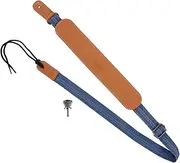 HAMPPLIES Adjustable Ukulele Sling with Endpin Chic Padded Strap for Ukulele Violin Secure Attachment for All Durable Versatile Accessory Comfortable Playing Experience