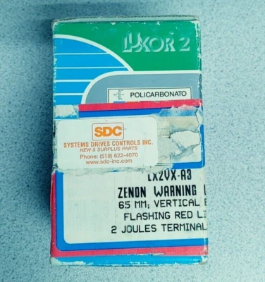 SIRENA LUXOR LX2VX-A3 RED LIGHT BEACON 120VAC NEW!! QUANTITY!! WOW!!