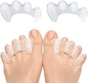 KAIDILA Toe Separators, Toe Spacers for Feet Women/Men - Bunion Corrector for Women, Toe Corrector for Toes, Bunions, Hammertoes, Hallux Valgus