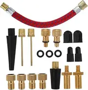 FOYTOKI Bike Tire Inflation Tool Kit Sturdy Connector for Bike Valve Adapter Multifunctional Accessory