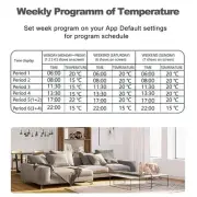 (Water Heating Bht-7000Galw Champagne) Wifi Smart Thermostat Supports Button
