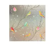 Stained Glass Window Film Privacy Film Decorative Film Privacy Frosted Glass Film Static Adhesive Bird Window Stickers