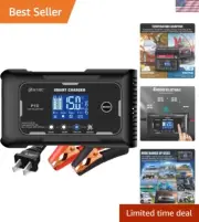 Lifepo4 Charger 12V/24V - 15A Fully Automatic, Pulse Repair & Safety Features