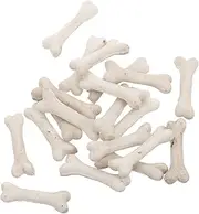 Milisten 20 Pcs Mini Skeleton Bones Model Realistic Resin Fake Bones for DIY Crafts Halloween Decorations Educational Props and Micro Landscape Enhancements