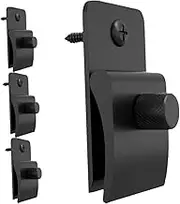 4pcs Wall Clip Coat Hangers Clothes Hanging Rack Quilt Rack Quilts Clothes Racks Area Rugs Clothing Hangers Wall Hook Mounted Clothes Rack Quilt Holder Plastic Black
