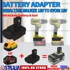For Dewalt Milwaukee 18V Li-ion Battery Convert Adapter To Ryobi 18V Power Tool
