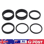 6Pcs Bike Headset Stem Spacers Bicycle Headset Spacer for 28.6mm Front Fork Bike