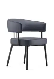 Rapidline Lutie Cross Lounge Chair Visitors Seating Rust Fabric Lutie Cross Rust