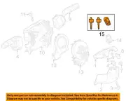 MAZDA OEM 06-15 5 Steering Column Shroud, Switches Levers-Cyl Keys CCY47614XB (for: Mazda)