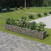 Gabion Raised Bed Galvanised Steel 360x50x50 cm