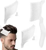 Fade Comb | Haircut Comb | Positioning Comb | Barber Combs | Anti-Static Flat Top Curved Heat Resistant Positioning Flat Top Hair Comb For Blending Fades, Various Short Haircuts